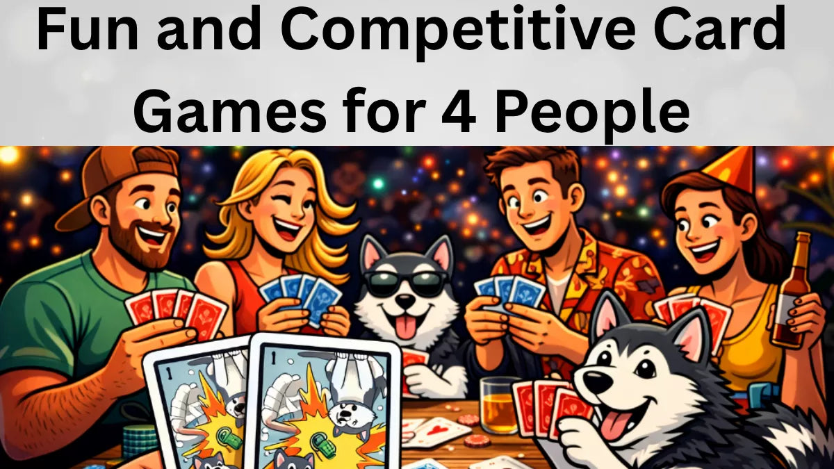 Fun and Competitive Card Games for 4 People