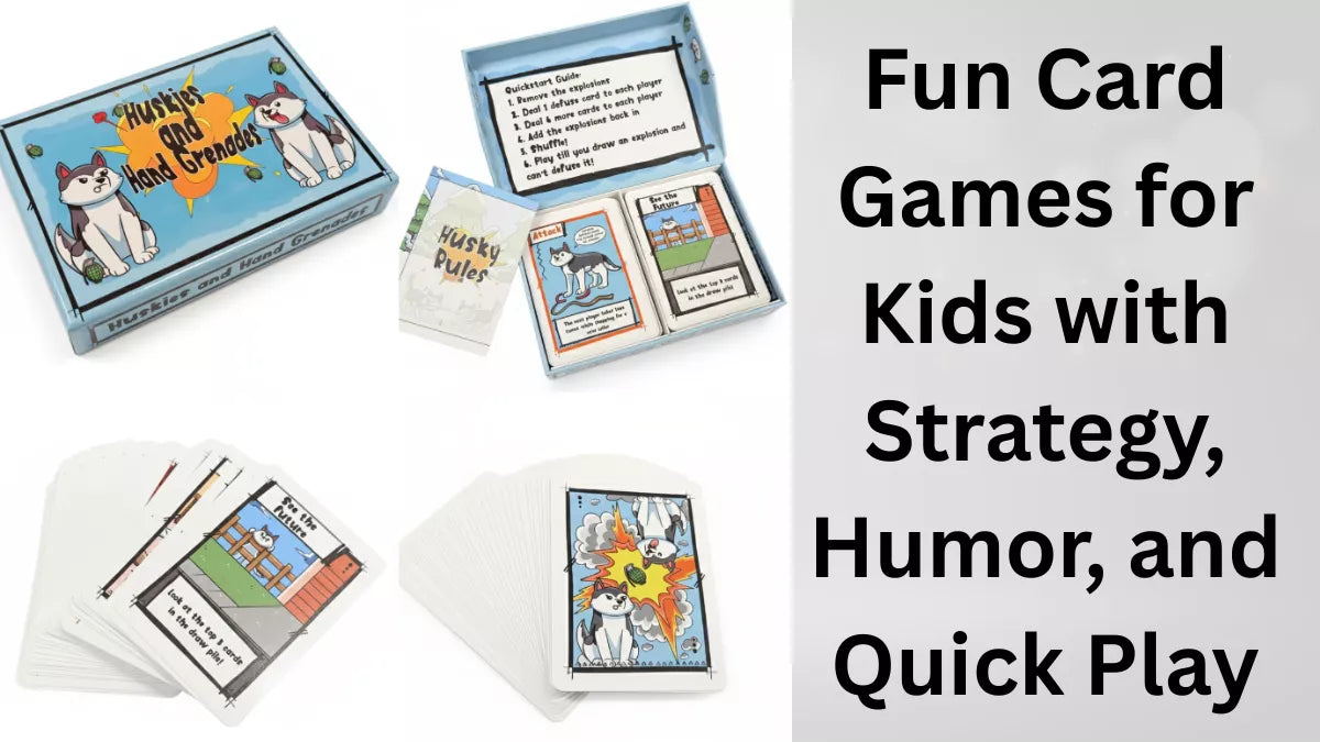 Fun Card Games for Kids with Strategy, Humor, and Quick Play