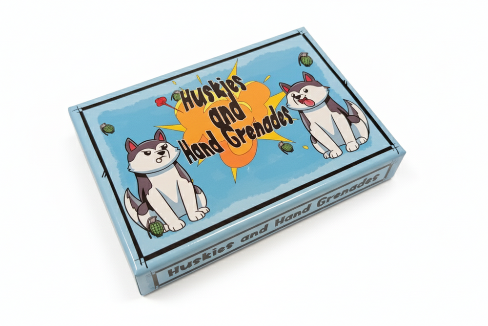 Huskies and Hand Grenades
Fun Card Game Box